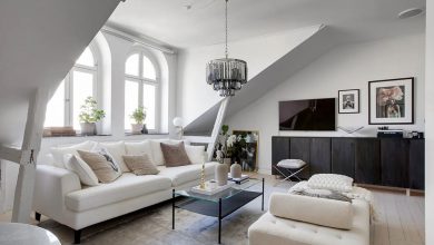 Фото - Прекрасный дизайн мансардной квартиры в Швеции