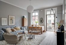 Фото - Приятное сочетание прохладных и тёплых оттенков в одной скандинавской квартире (81 кв. м)